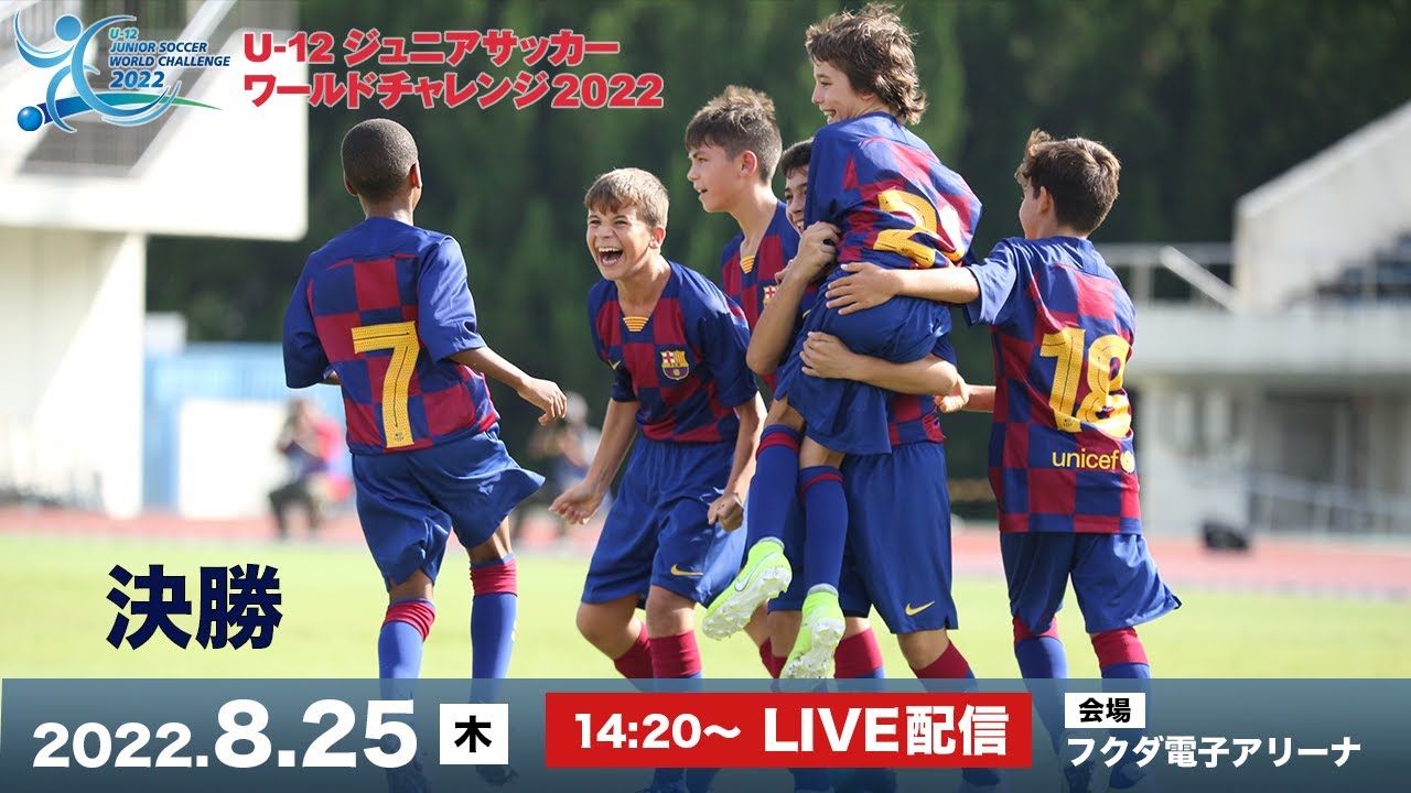 ライブ配信 U 12ジュニアサッカー ワールドチャレンジ22